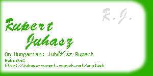 rupert juhasz business card